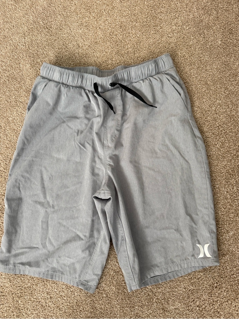 Hurley Teen / Boys Gray Drawstring Shorts